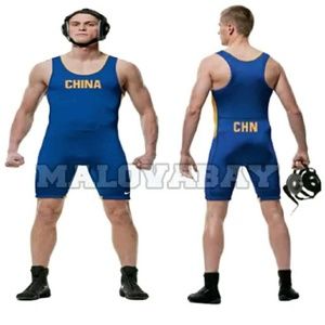 Nike Authentic China Olympic Wrestling Singlet